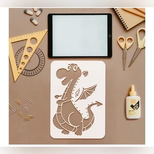 Dragon Painting Stencil